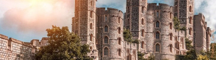 Burg im Sonnenschein